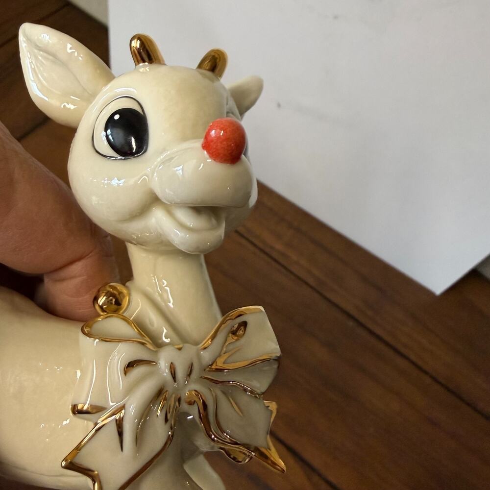Lenox Rudolph the Red Nosed Reindeer Christmas Figurine NB